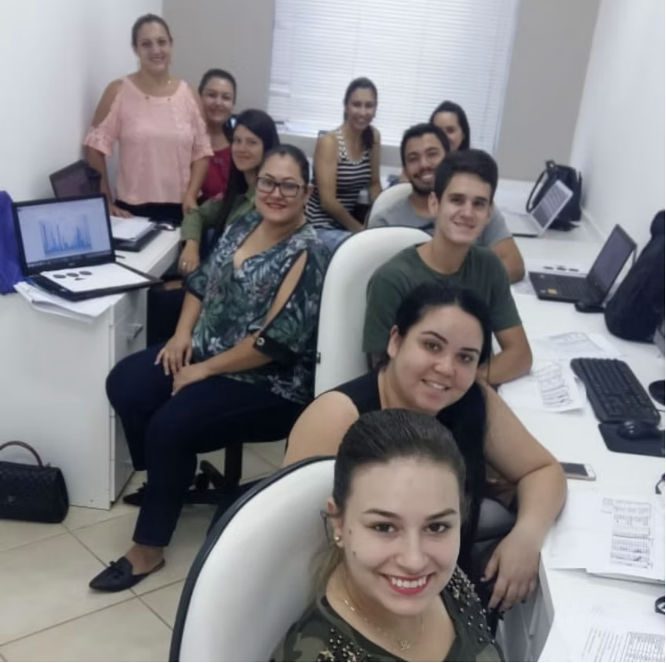 Turma da MV em treinamento
